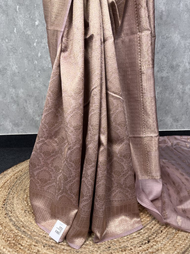 CHANDERI BROCADE BANARASI SAREE - Image 3