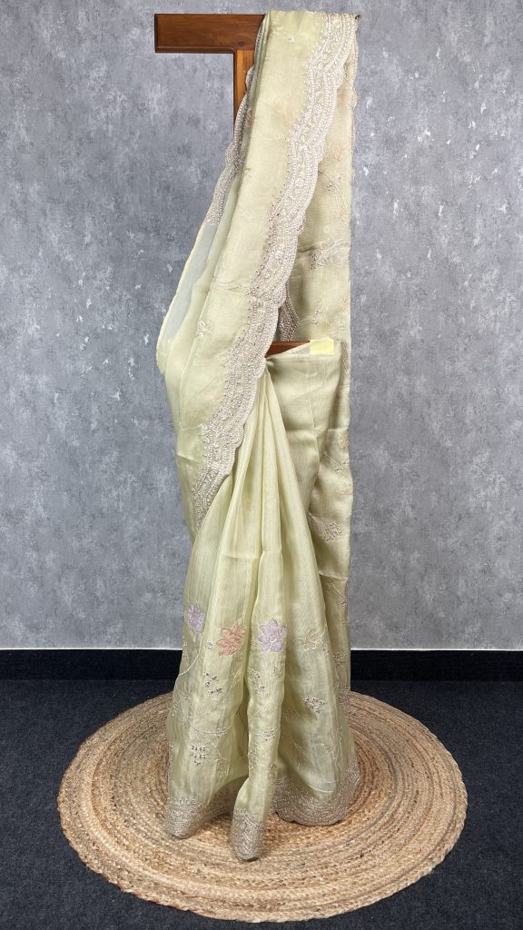 TISSUE KOTA EMBROIDERY SAREE