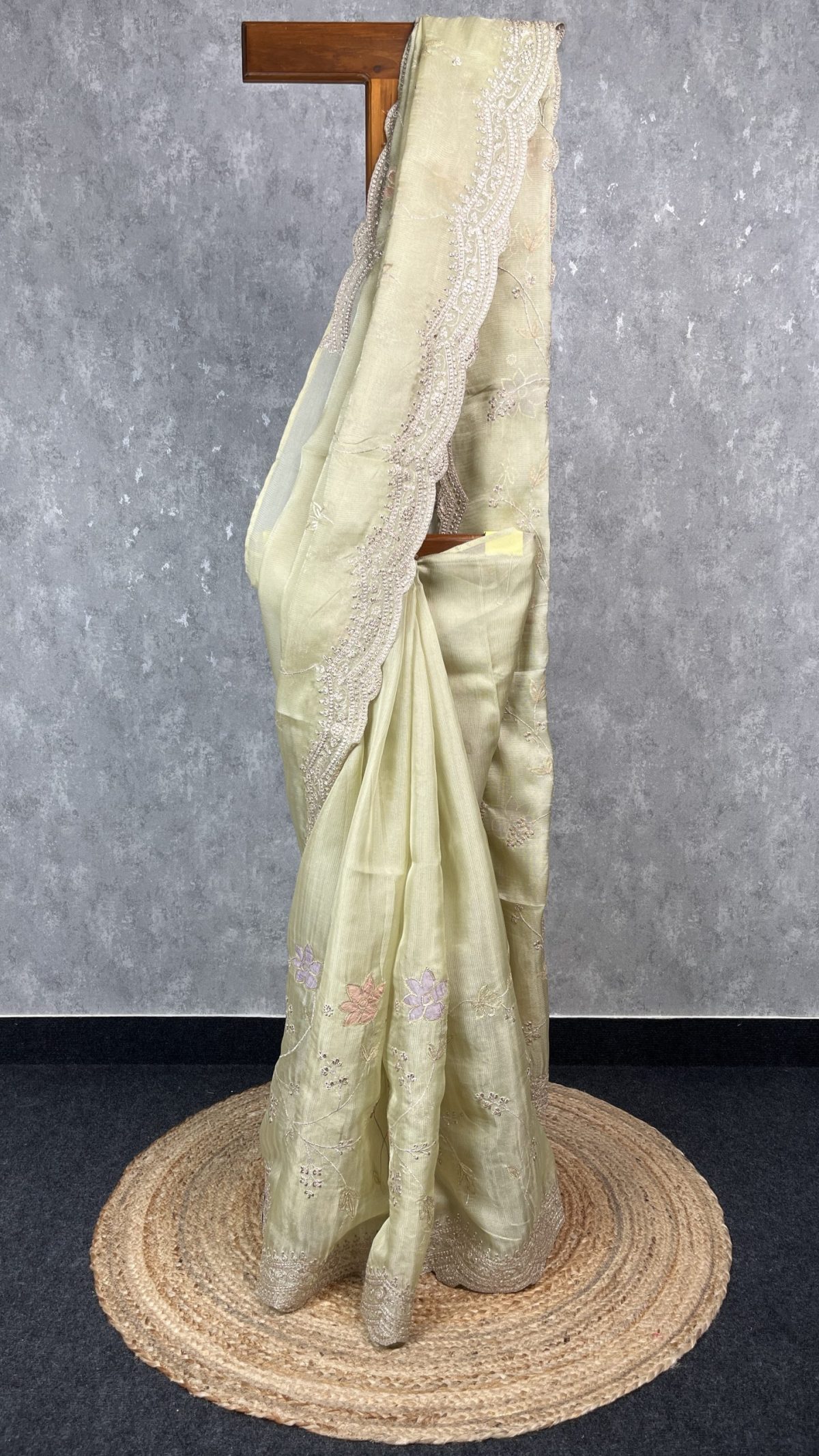 TISSUE KOTA EMBROIDERY SAREE
