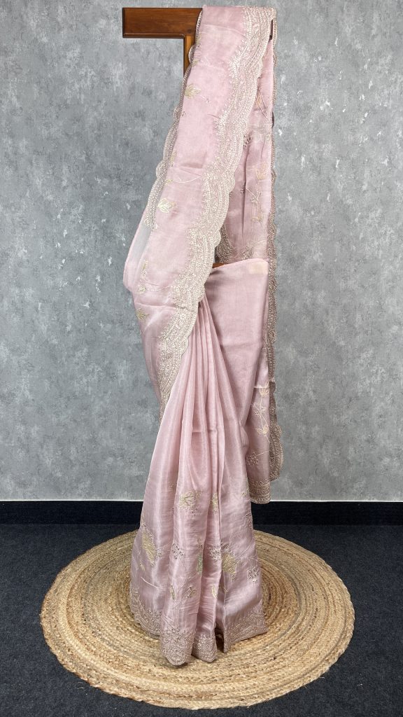 TISSUE KOTA EMBROIDERY SAREE