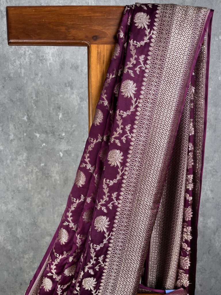 SEMI SILK BANARASI SAREE - Image 2