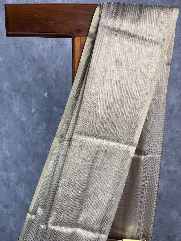 SEMI TISSUE BANARASI SAREE - Image 2