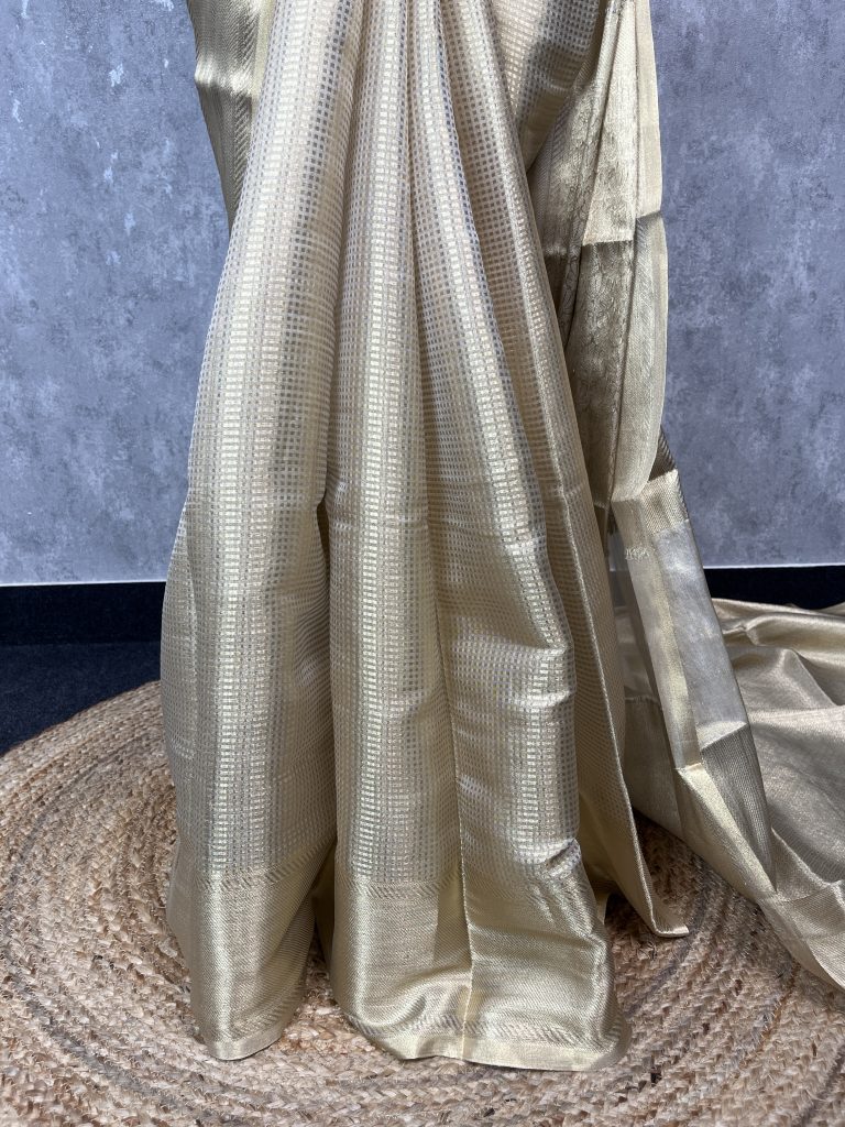 SEMI TISSUE BANARASI SAREE - Image 3