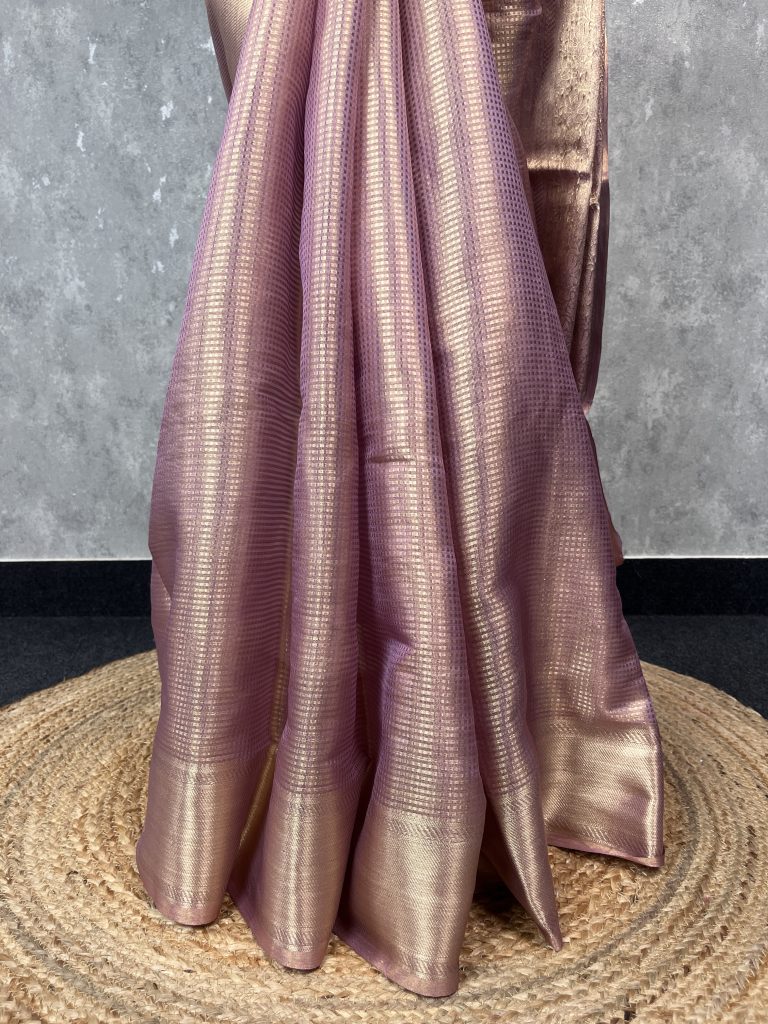 SEMI TISSUE BANARASI SAREE - Image 3
