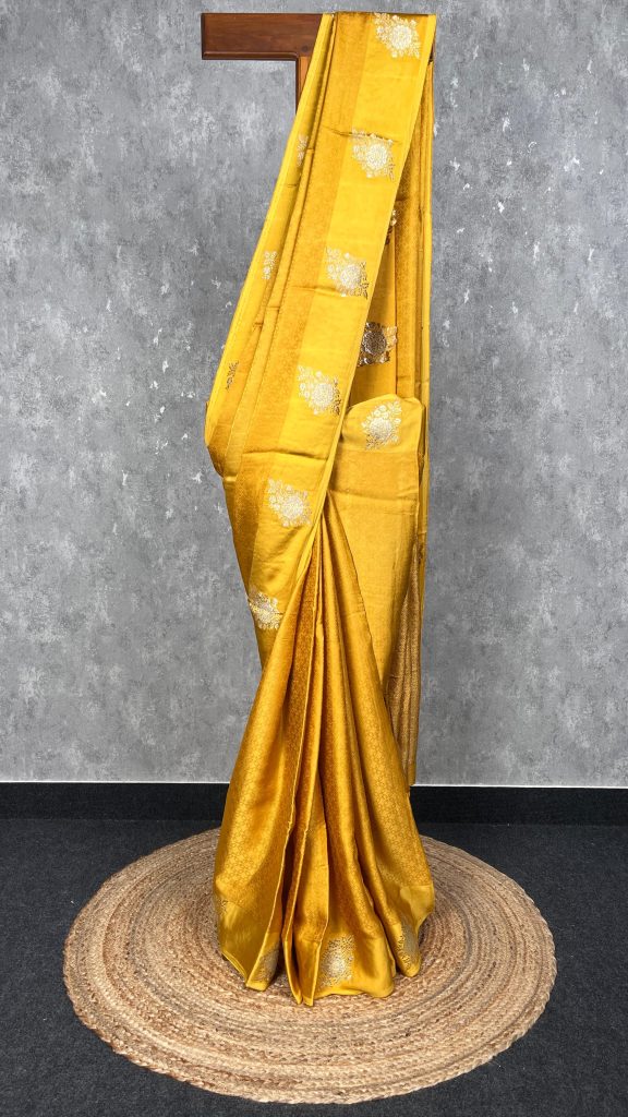 VISCOSE SATIN SILK BANARASI SAREE