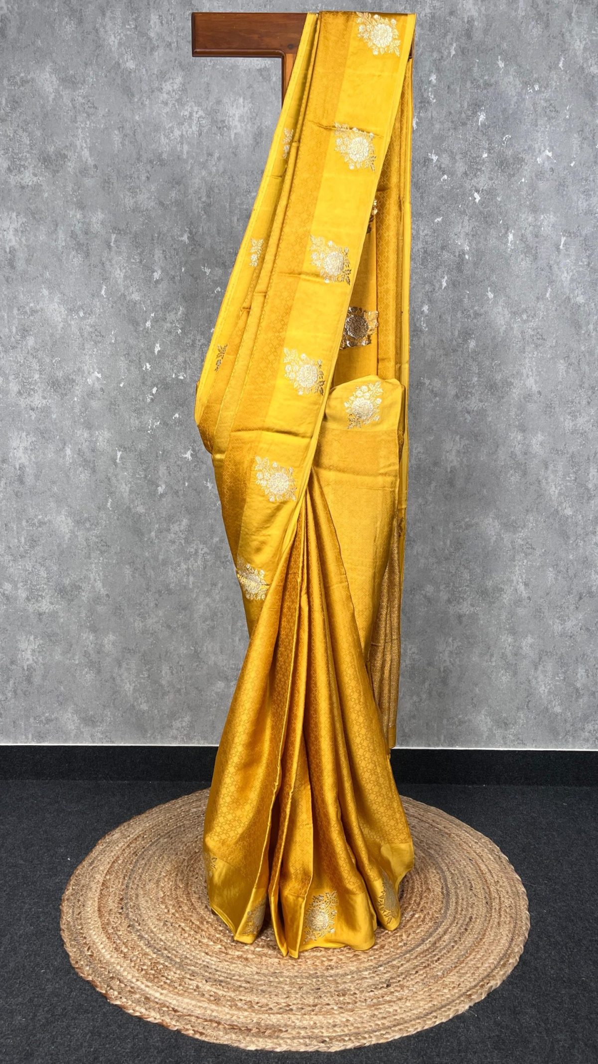 VISCOSE SATIN SILK BANARASI SAREE
