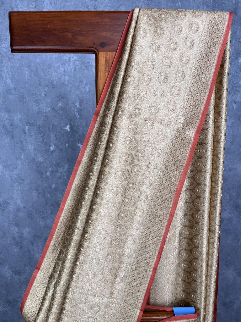 CHANDERI BROCADE BANARASI SAREE - Image 2