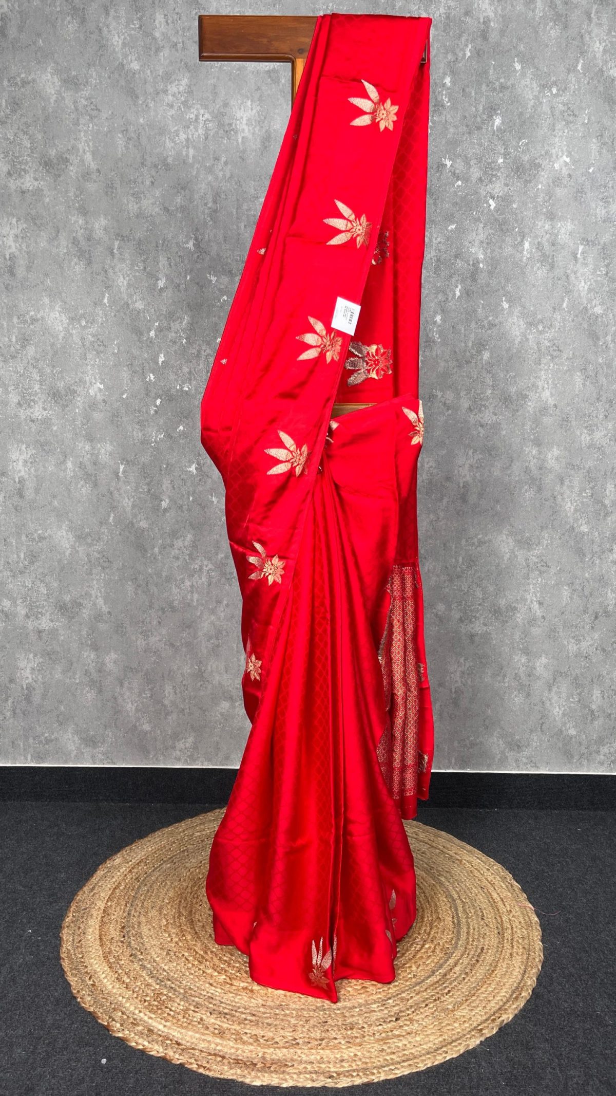 VISCOSE SATIN SILK BANARASI SAREE