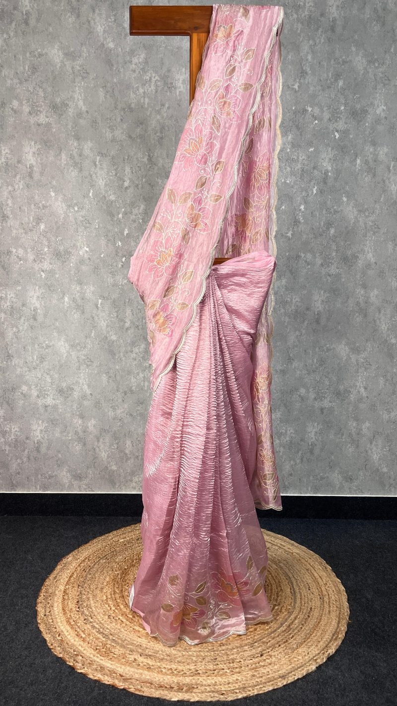 TISSUE SILK ORGANZA BANARASI SAREE