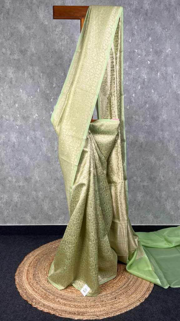 SILK ORGANZA WATER ZARI BANARASI SAREE