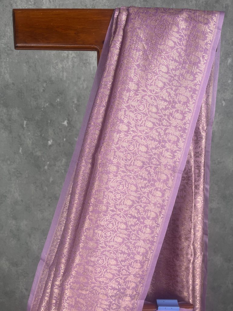 SILK ORGANZA WATER ZARI BANARASI SAREE - Image 2