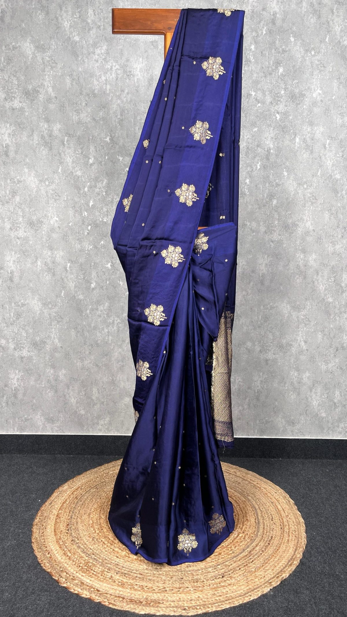 VISCOSE SATIN SILK BANARASI SAREE