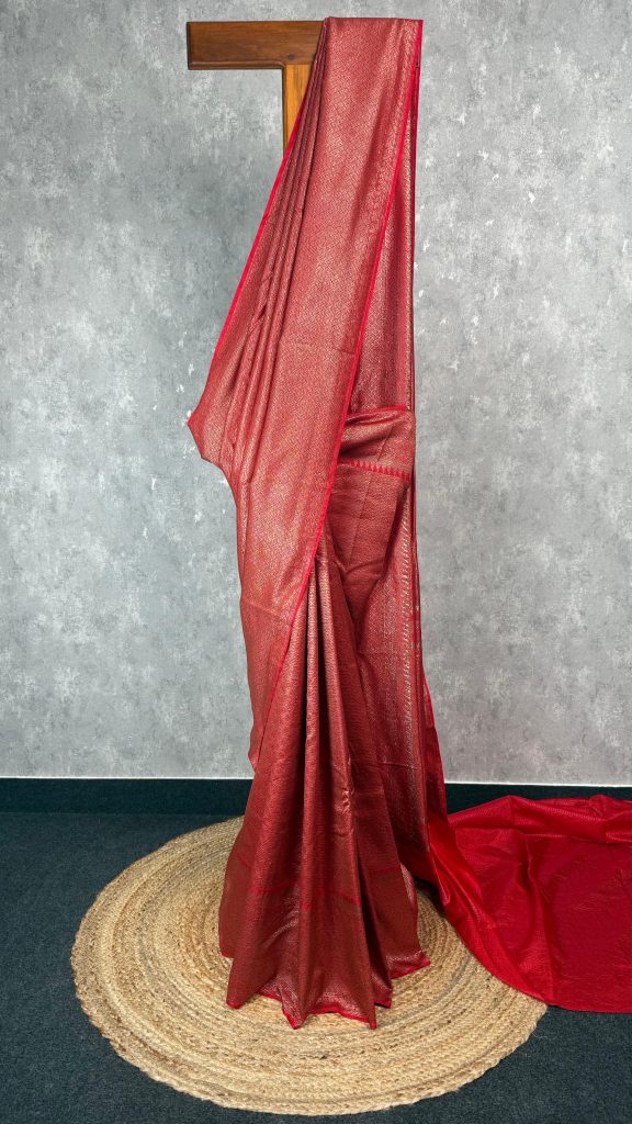 CHANDERI ANTIQUE ZARI BROCADE BANARASI SAREE