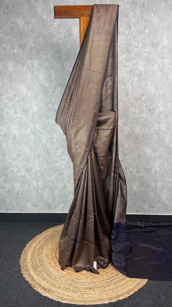 CHANDERI ANTIQUE ZARI BROCADE BANARASI SAREE