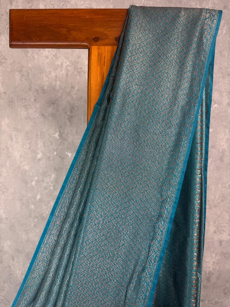 CHANDERI ANTIQUE ZARI BROCADE BANARASI SAREE - Image 2