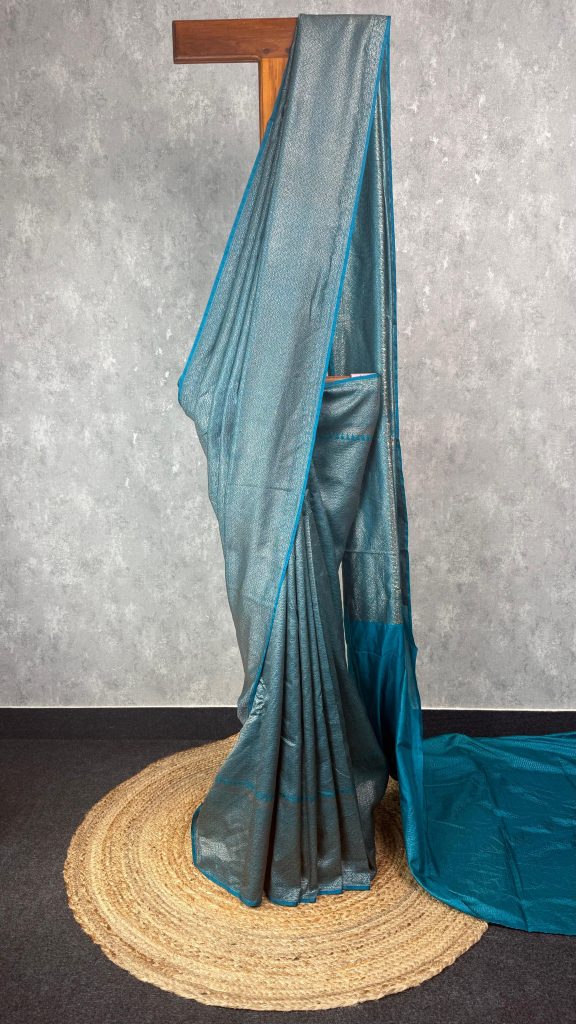 CHANDERI ANTIQUE ZARI BROCADE BANARASI SAREE