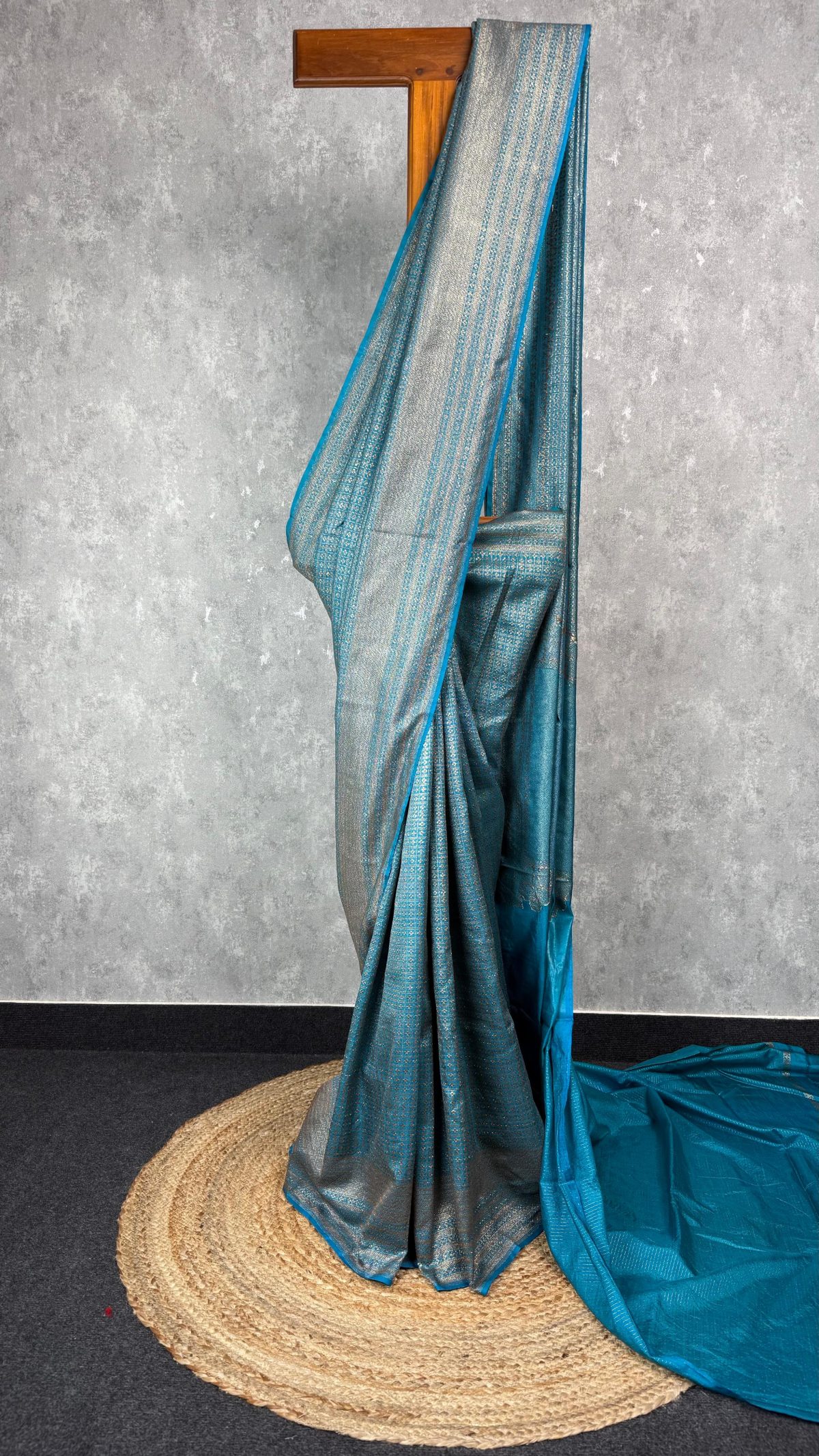 CHANDERI ANTIQUE ZARI BROCADE BANARASI SAREE