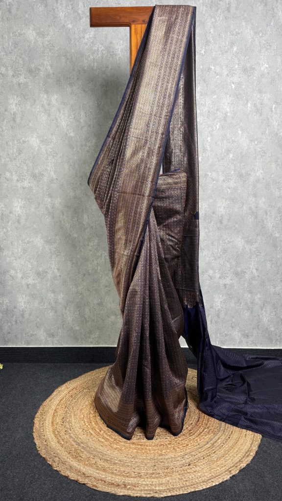 CHANDERI ANTIQUE ZARI BROCADE BANARASI SAREE