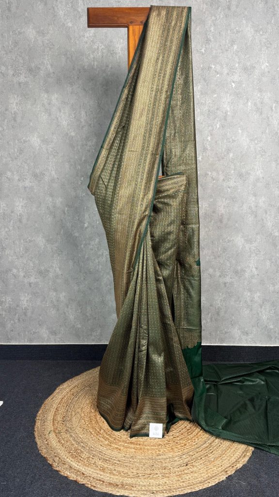 CHANDERI ANTIQUE ZARI BROCADE BANARASI SAREE