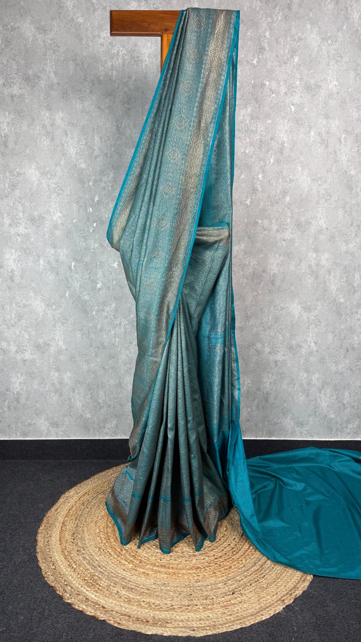 CHANDERI ANTIQUE ZARI BROCADE BANARASI SAREE