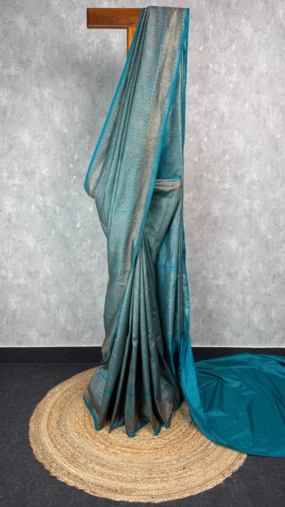 CHANDERI ANTIQUE ZARI BROCADE BANARASI SAREE