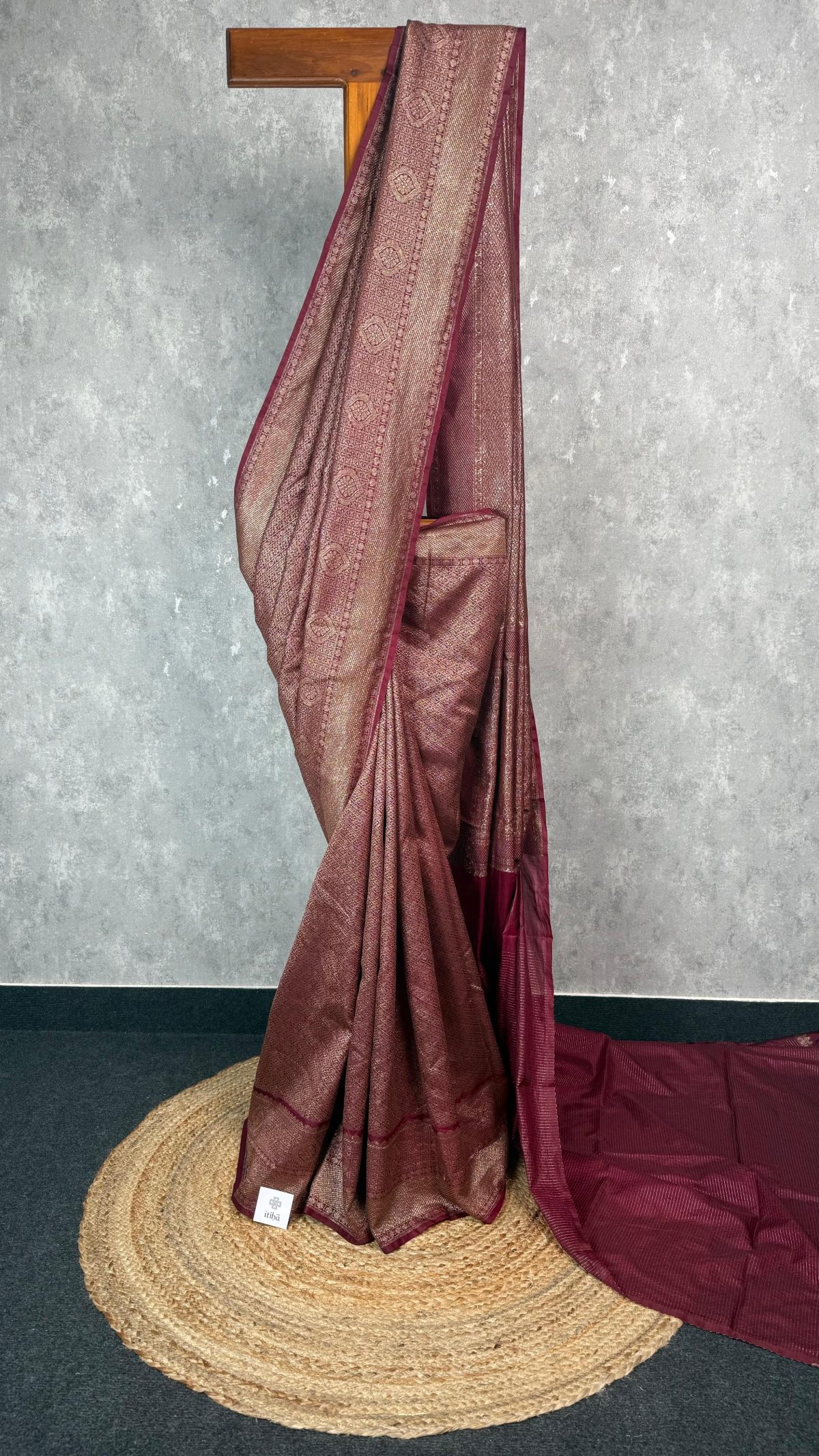 CHANDERI ANTIQUE ZARI BROCADE BANARASI SAREE