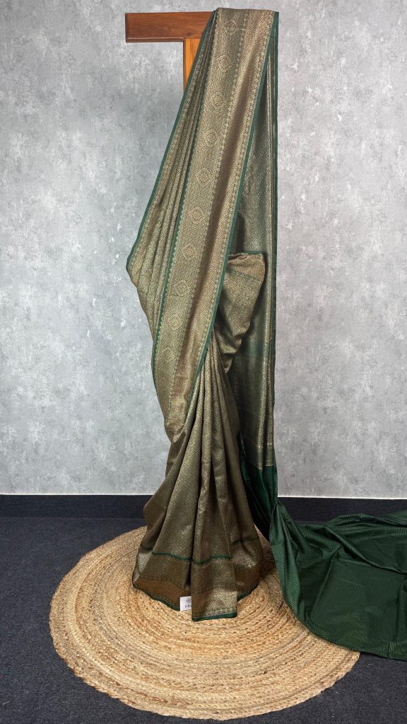 CHANDERI ANTIQUE ZARI BROCADE BANARASI SAREE