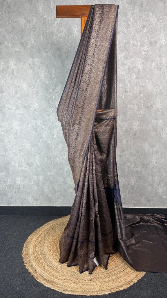 CHANDERI ANTIQUE ZARI BROCADE BANARASI SAREE
