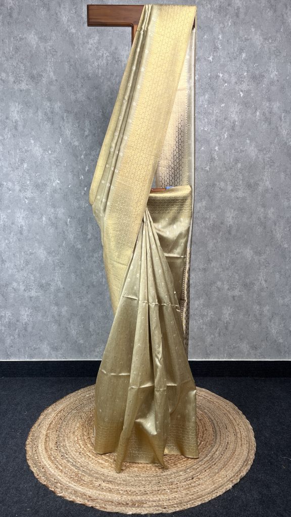 SEMI TUSSAR SILK WEAVING BANARASI SAREE
