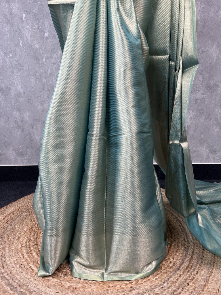 SEMI TISSUE BANARASI SAREE - Image 3