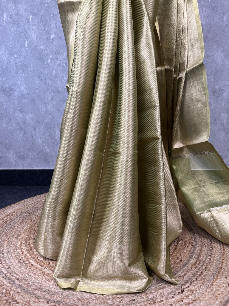 SEMI TISSUE BANARASI SAREE - Image 3