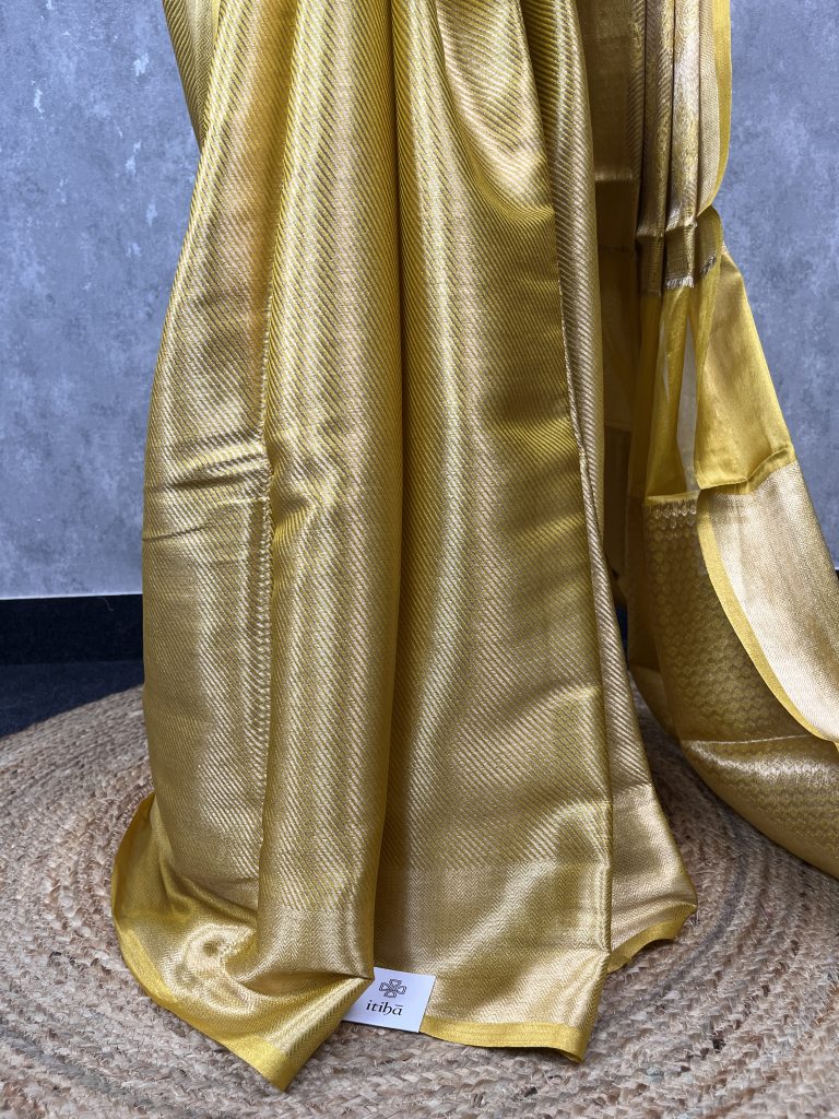 SEMI TISSUE BANARASI SAREE - Image 3