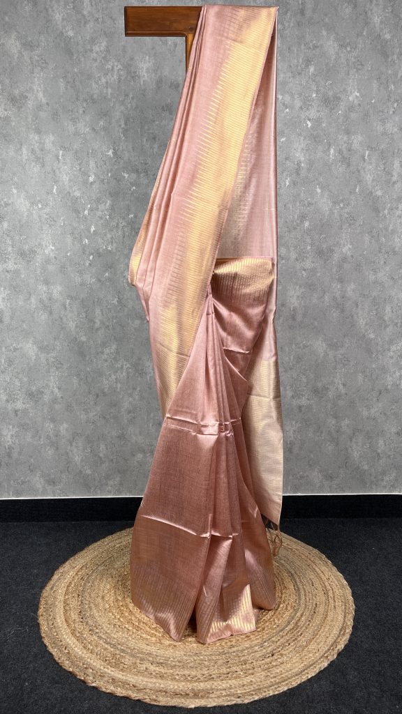 SEMI TUSSAR SILK WEAVING BANARASI SAREE