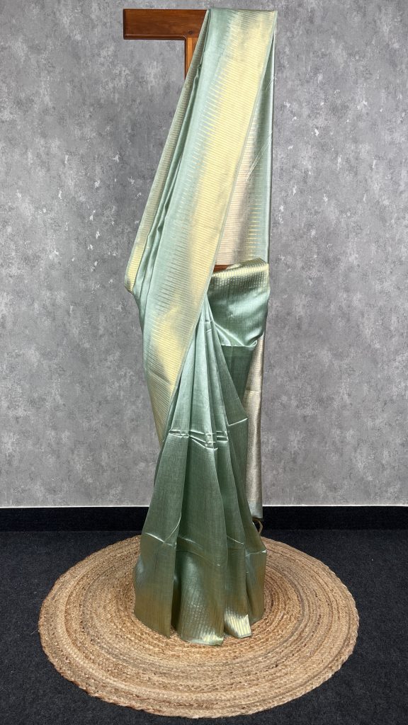 SEMI TUSSAR SILK WEAVING BANARASI SAREE