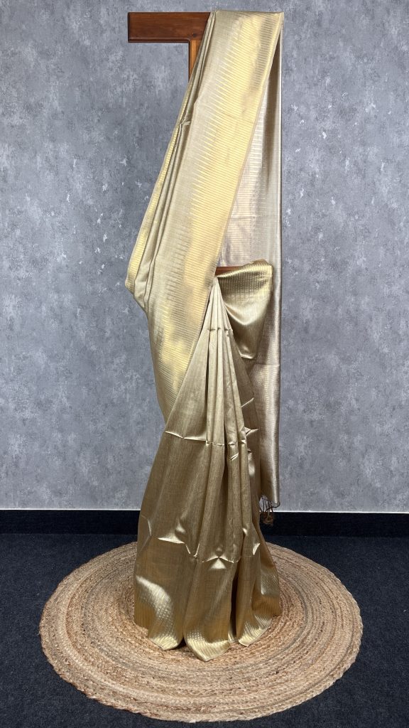 SEMI TUSSAR SILK WEAVING BANARASI SAREE
