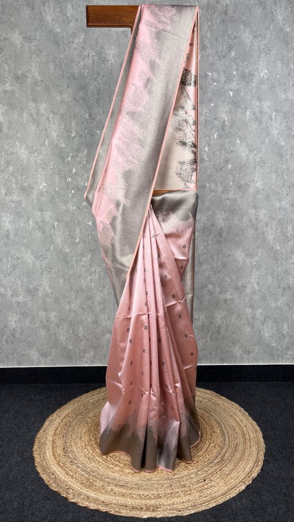 SEMI TUSSAR SILK WEAVING BANARASI SAREE