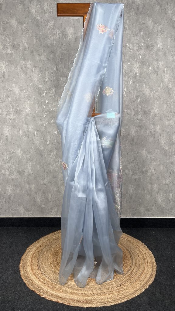 ORGANZA EMBROIDERY SAREE