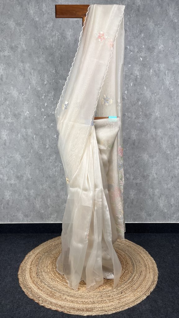 ORGANZA EMBROIDERY SAREE