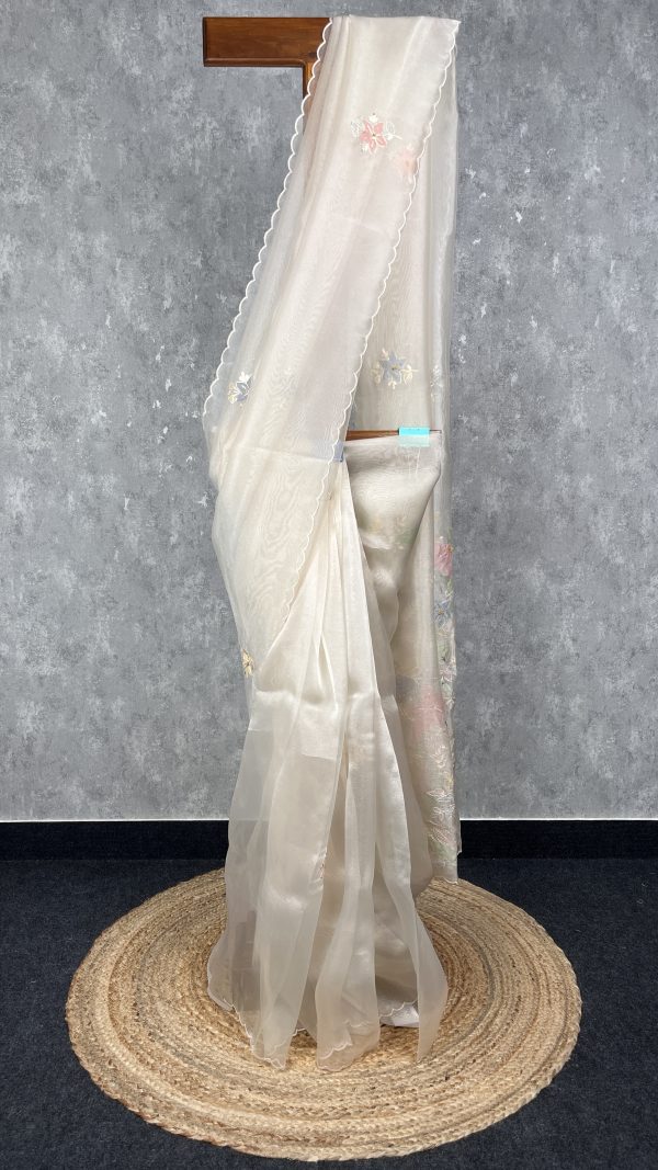 ORGANZA EMBROIDERY SAREE