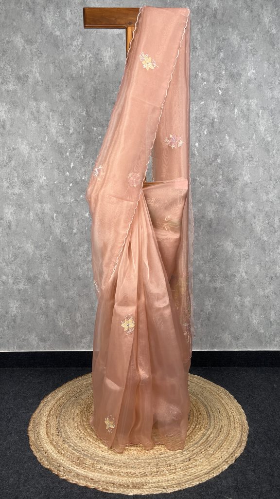 ORGANZA EMBROIDERY SAREE