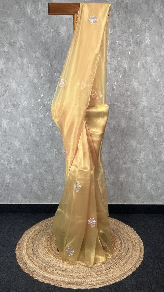 ORGANZA EMBROIDERY SAREE