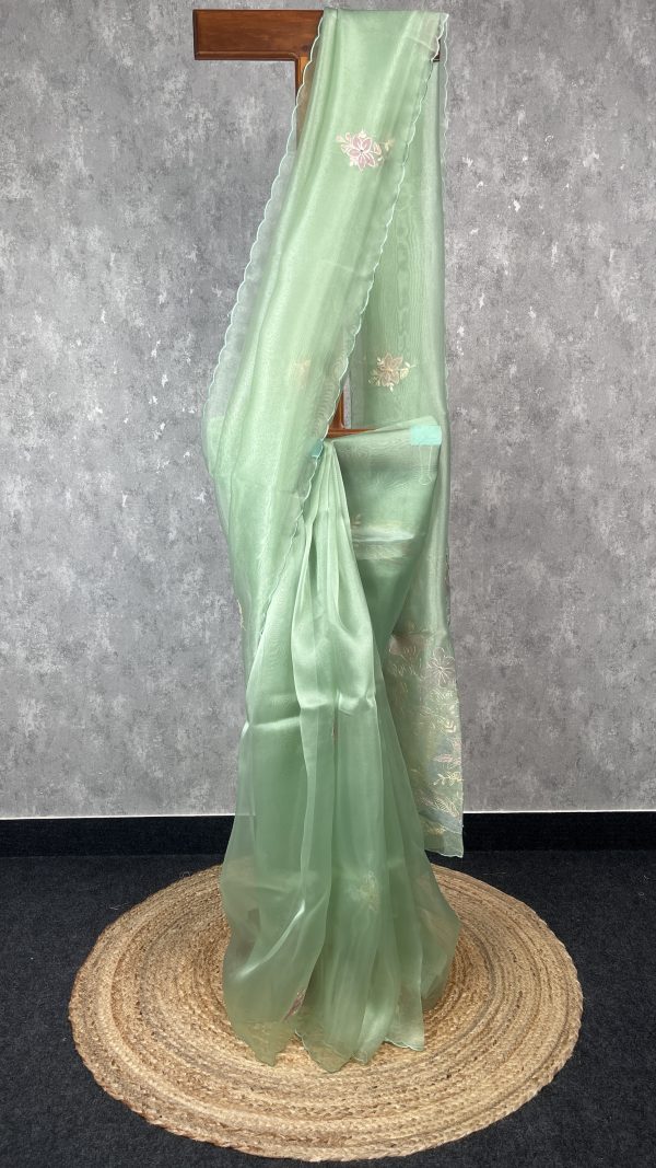 ORGANZA EMBROIDERY SAREE