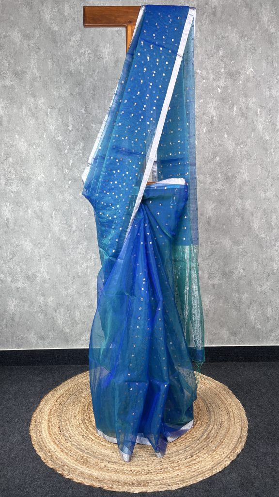 KORA MUSLIN BANARASI SAREE