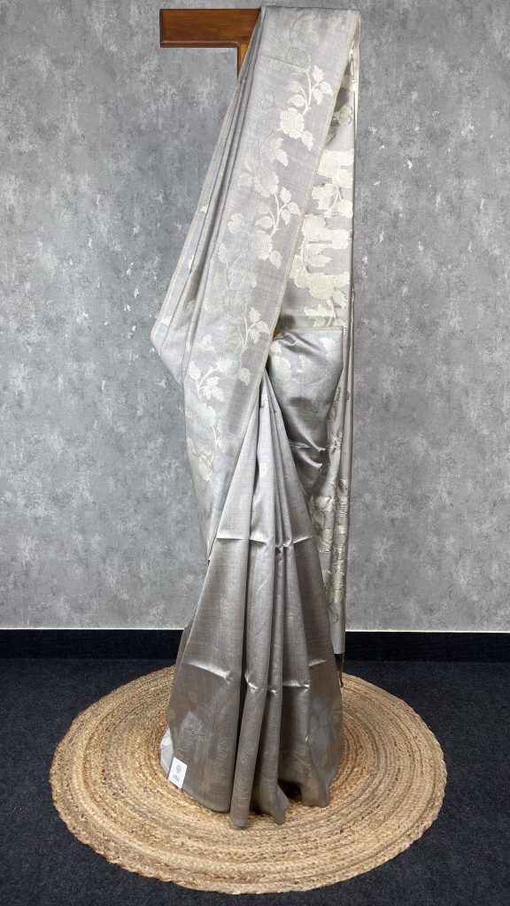 SEMI TUSSAR SILK WEAVING BANARASI SAREE