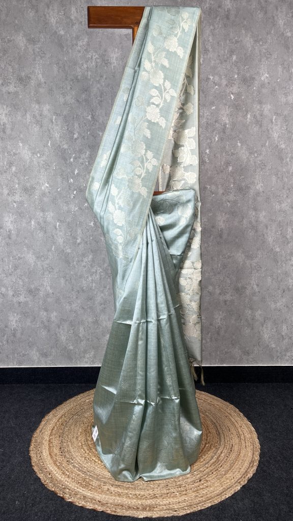 SEMI TUSSAR SILK WEAVING BANARASI SAREE