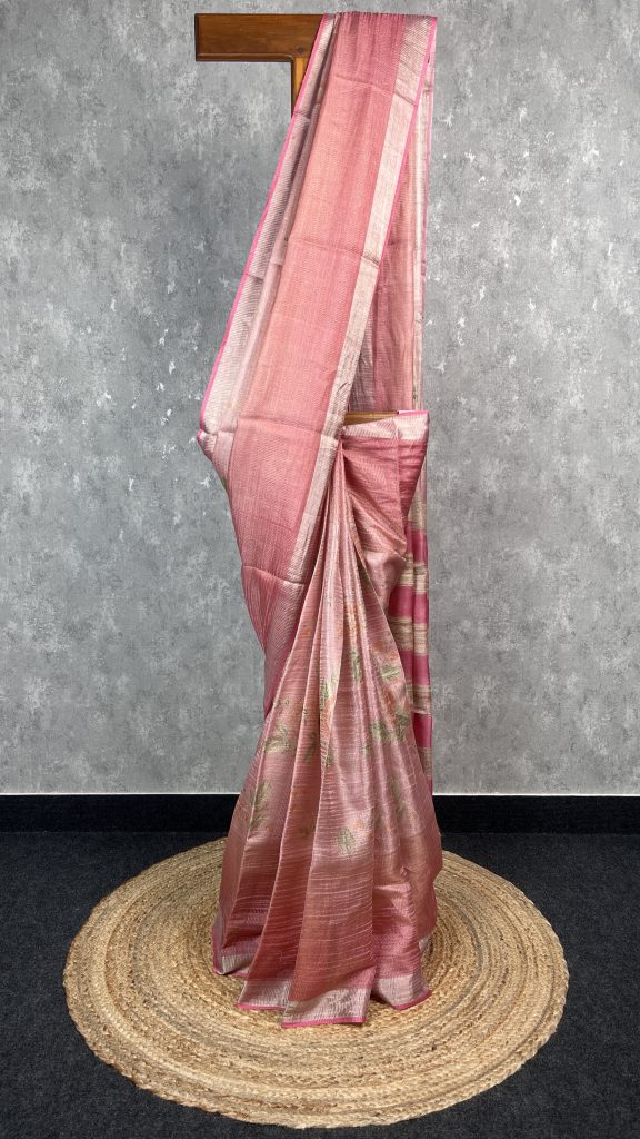 TUSSAR SILK ZARI STRIPES BANARASI SAREE