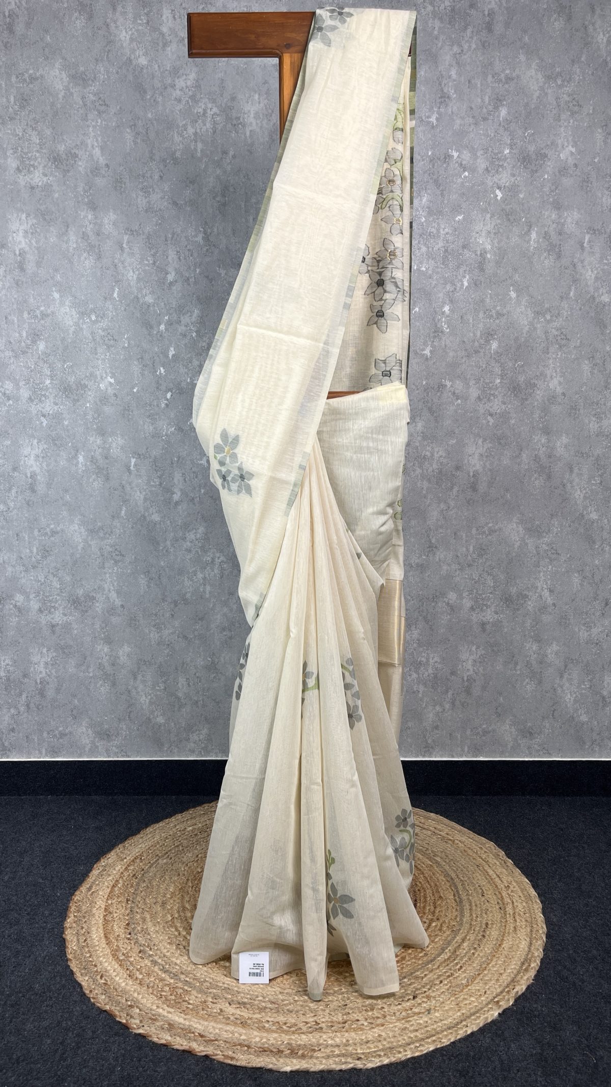 SEMI TUSSAR PRINTED BANARASI SAREE