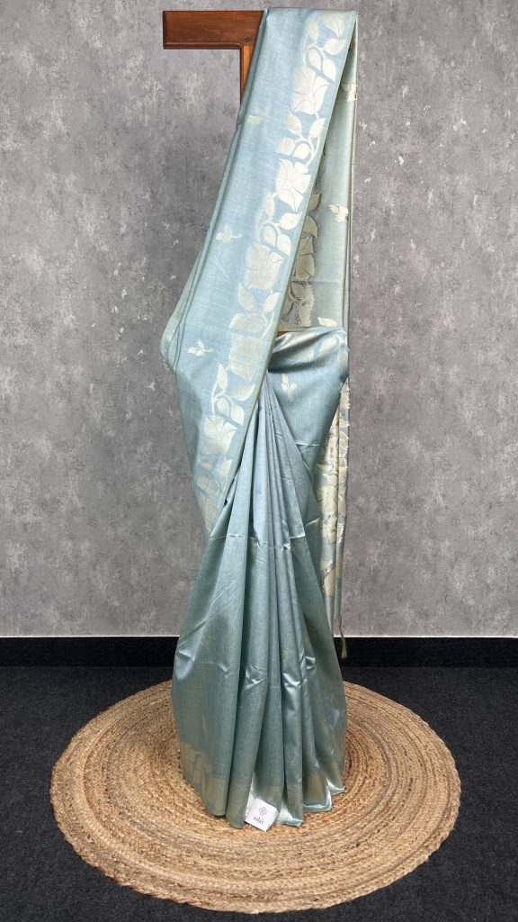 SEMI TUSSAR SILK WEAVING BANARASI SAREE