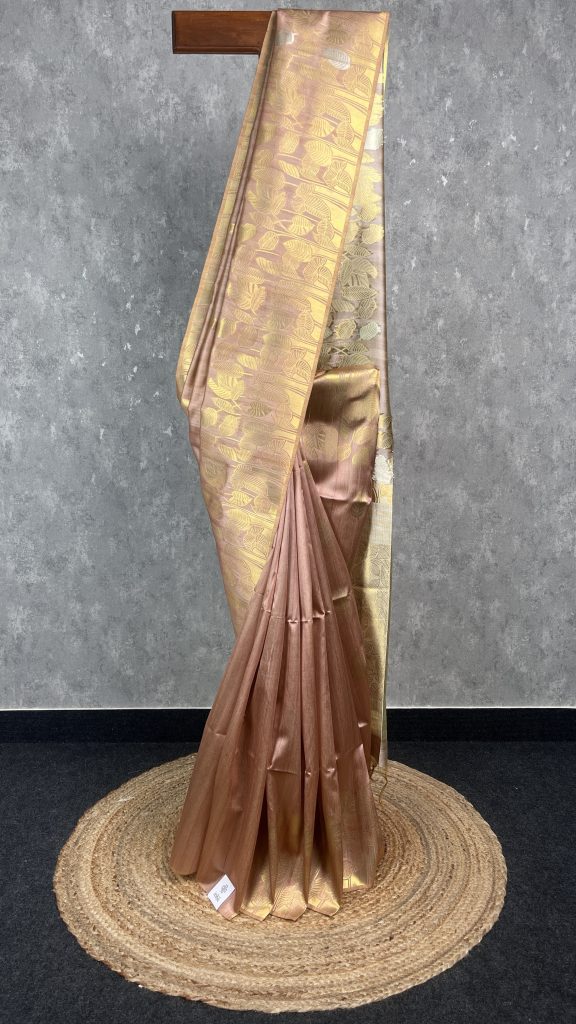 SEMI TUSSAR SILK WEAVING BANARASI SAREE