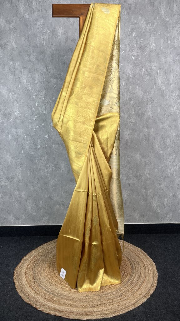SEMI TUSSAR SILK WEAVING BANARASI SAREE